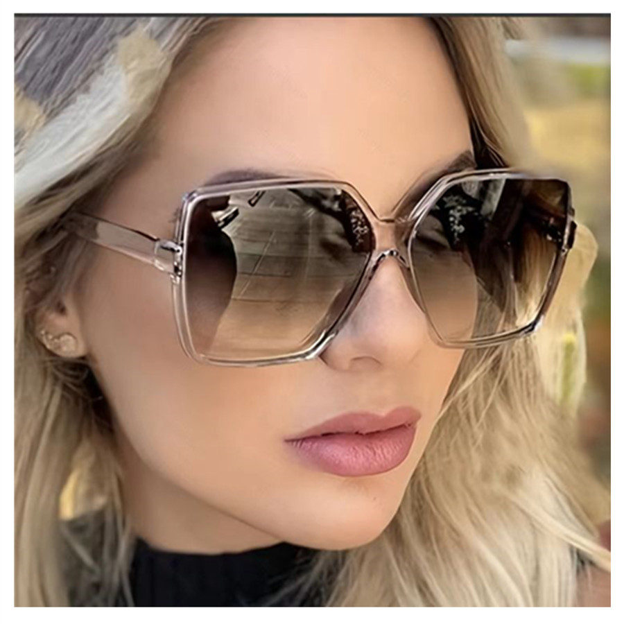 Women Luxury Bags Ysl - Brand Designer Fashion Oversized Sunglasses Women