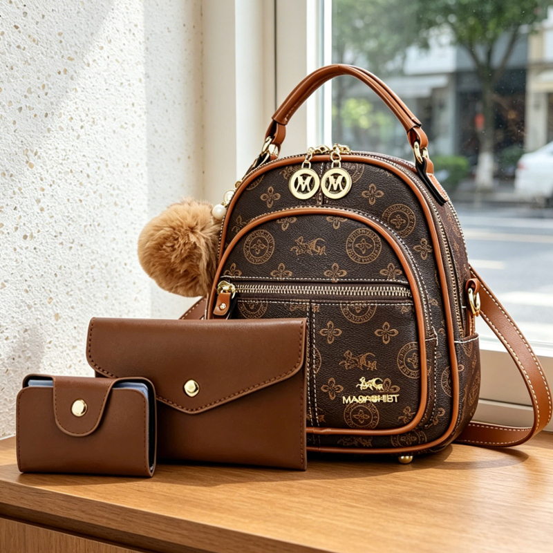 Luxurious Bag - 3-piece women's bag set, lightweight luxury