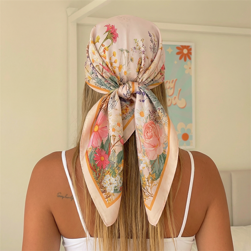 Luxury Bags Of 2026 - 70cm Women Square Silk Scarf/scarves Luxury