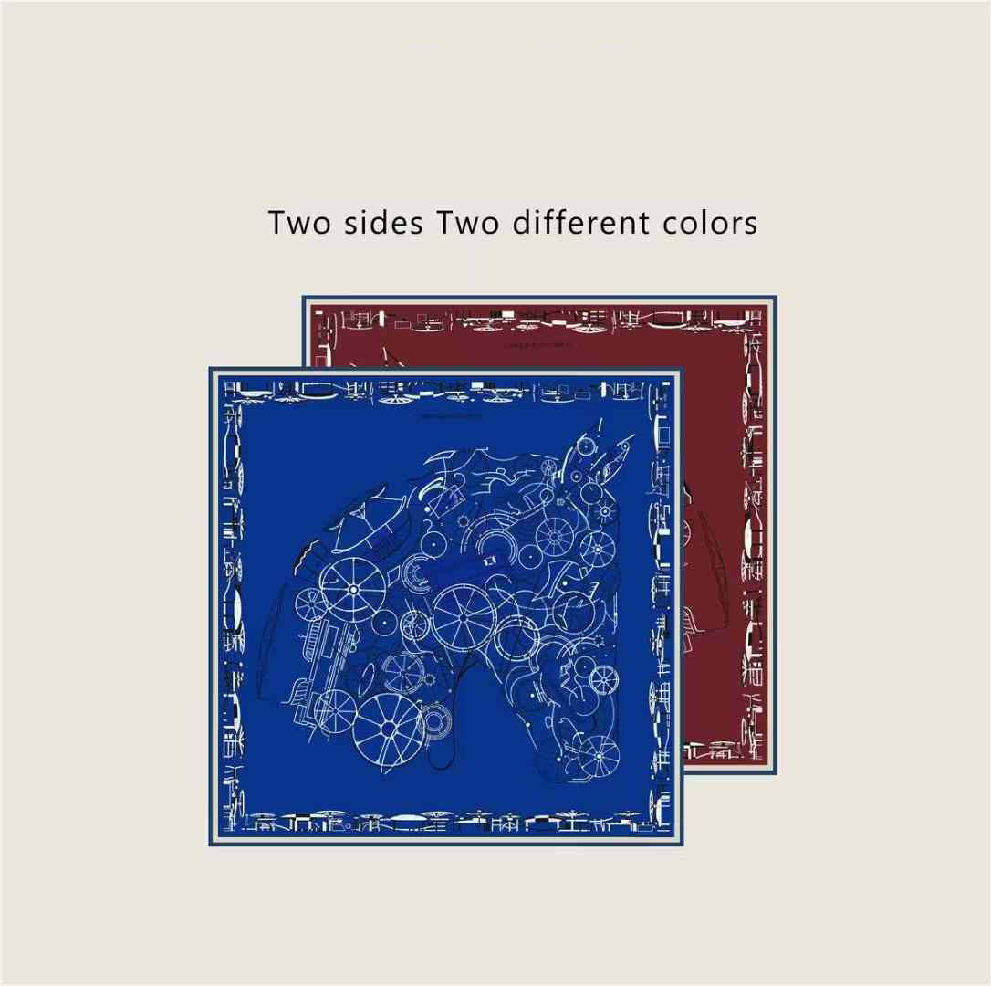 Luxury Bags Designer - Double Sided Luxury Designer Twill Silk