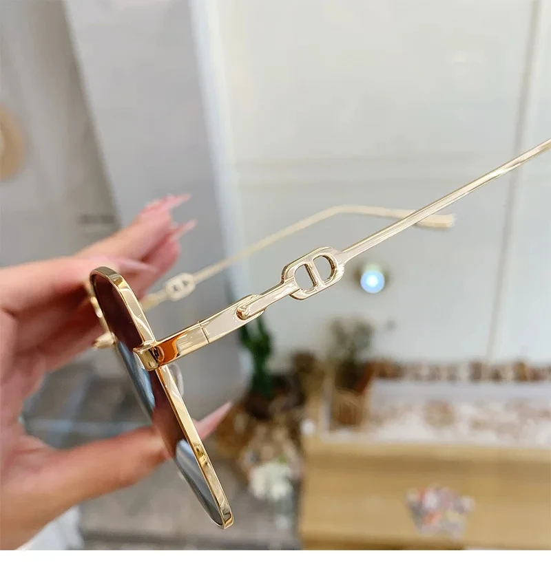 New Sunglasses Women Rimless S - Women Luxury Bags Ysl review and price