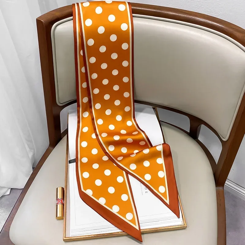 Design Print Skinny Scarf Plai - Luxury Bags Designer review and price