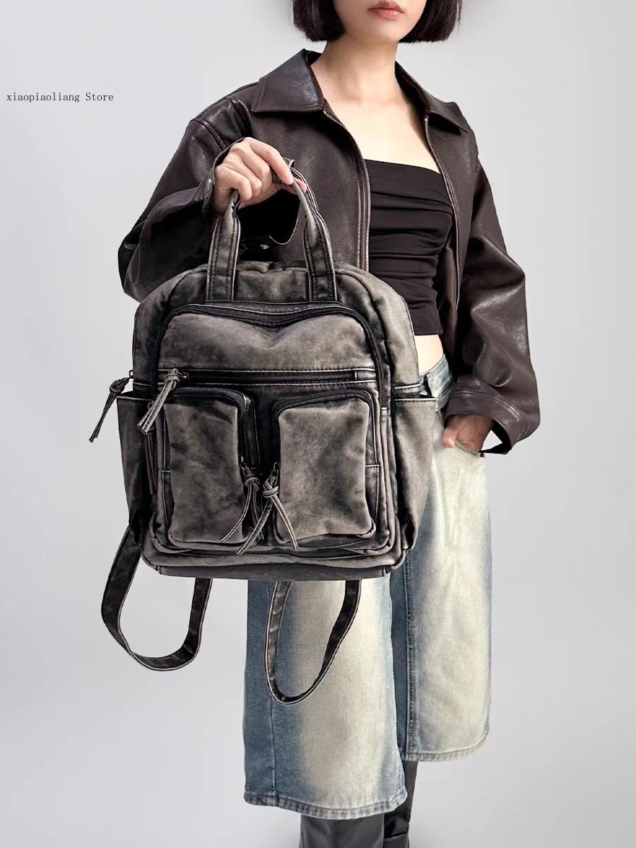 Luxury Soft Washed Pu Leather  - Luxury Bags Quality review and price