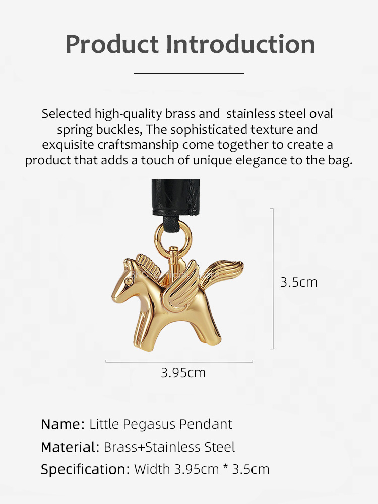 Luxury Brass Pegasus Bag Charm - Luxury Bags Hermes Birkin review and price