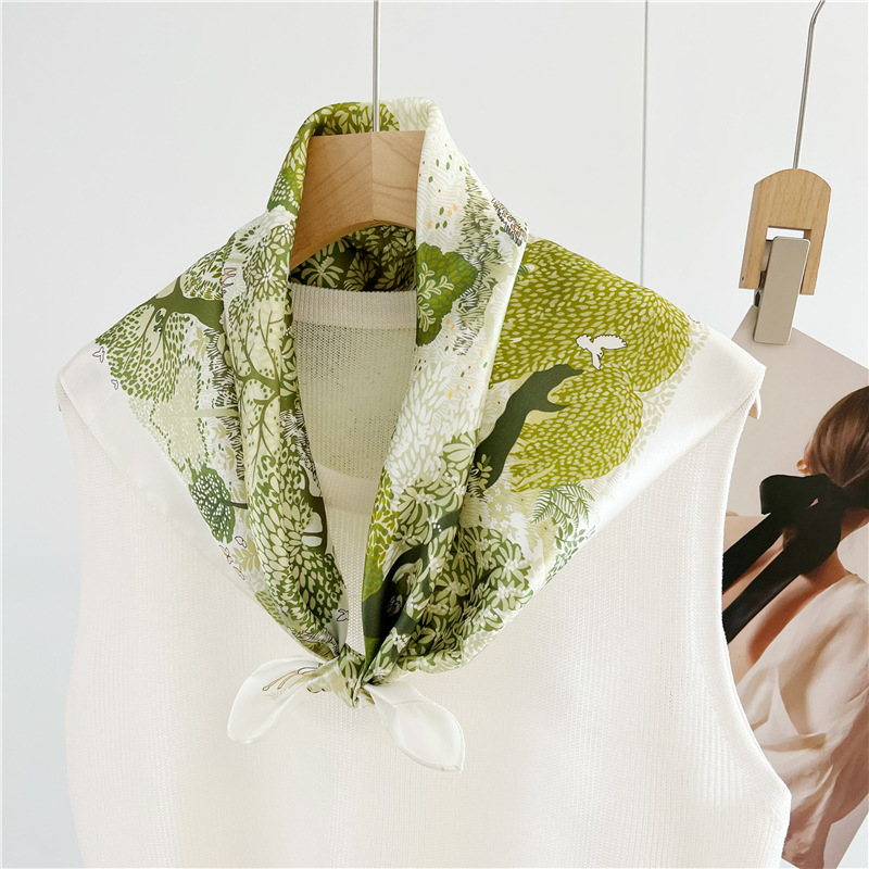 12MM Soft Silk Scarf 65CM Wome - Luxury Bags Designer review and price