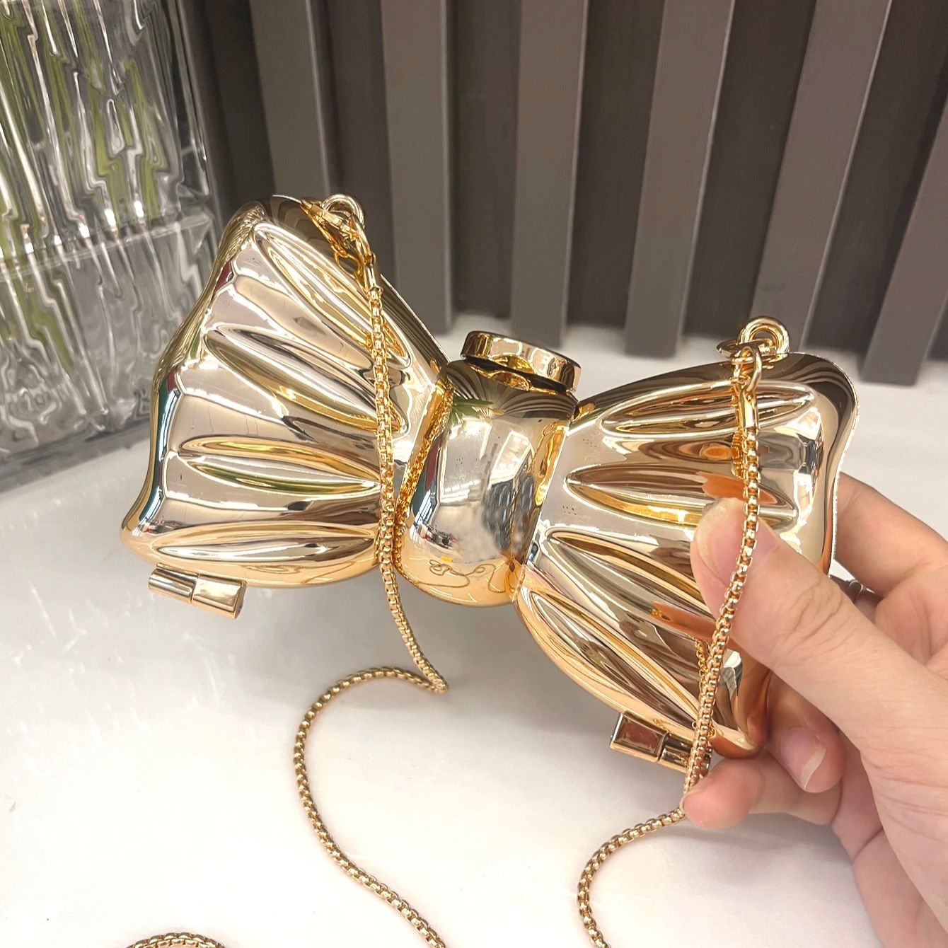 Golden Evening bag  Purses and - Luxury Bags Designer review and price