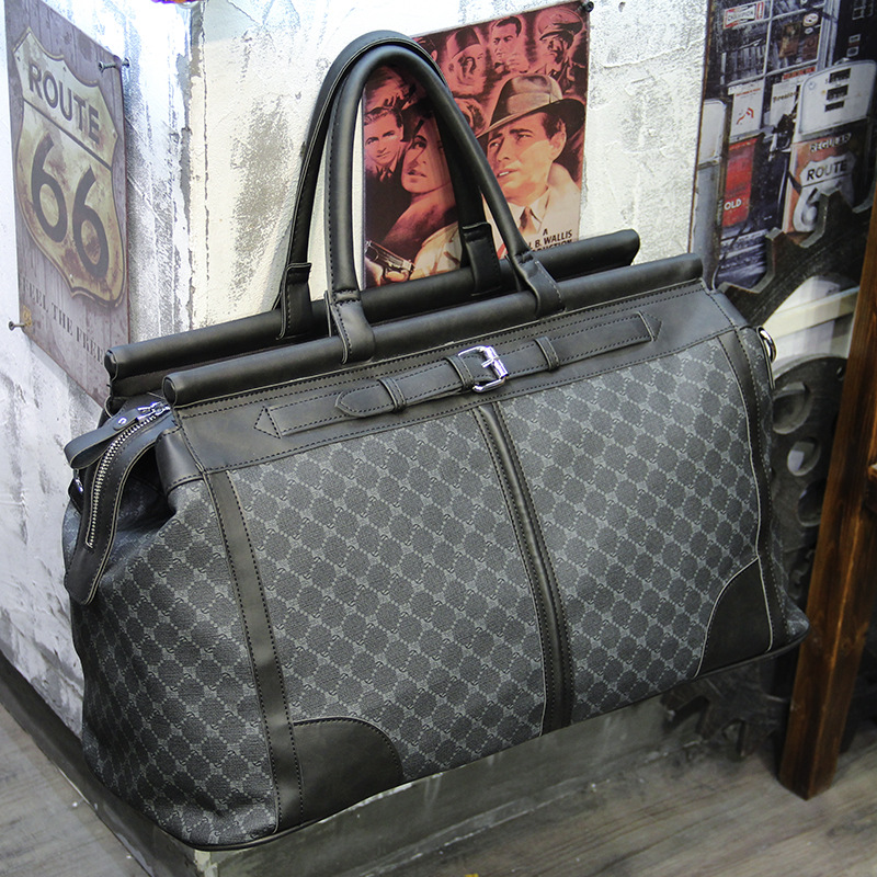 Fashion Plaid Travel Bag Men H - Luxury Bags Storage review and price