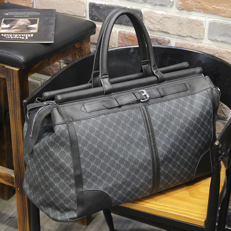 Fashion Plaid Travel Bag Men H - Luxury Bags Storage review and price