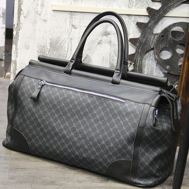 Fashion Plaid Travel Bag Men H - Luxury Bags Storage review and price
