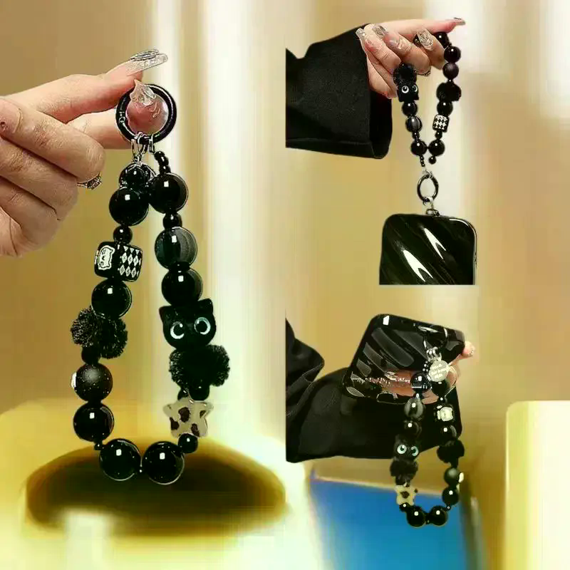 Luxury Black Fluffy Cat Phone  - Luxury Bags For Women review and price