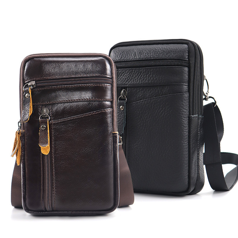Men Luxury Genuine Leather Pho - Luxury Bags Quality review and price