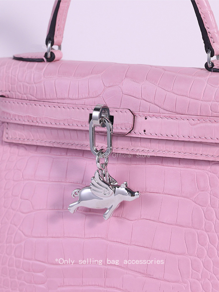 Luxury Brass Fliggy Bag Charm  - Luxury Bags Hermes Birkin review and price
