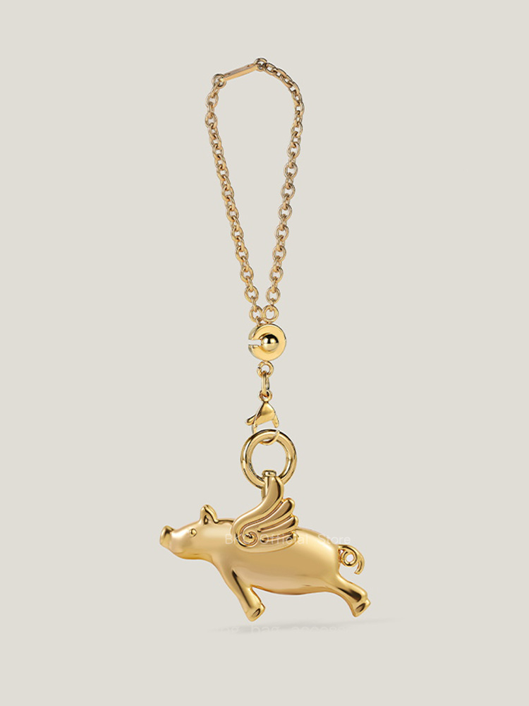 Luxury Brass Fliggy Bag Charm  - Luxury Bags Hermes Birkin review and price