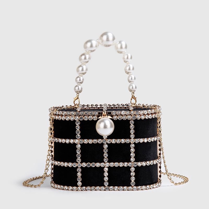 Luxury Diamond Metal Bucket Pe - Luxury Bags Storage review and price