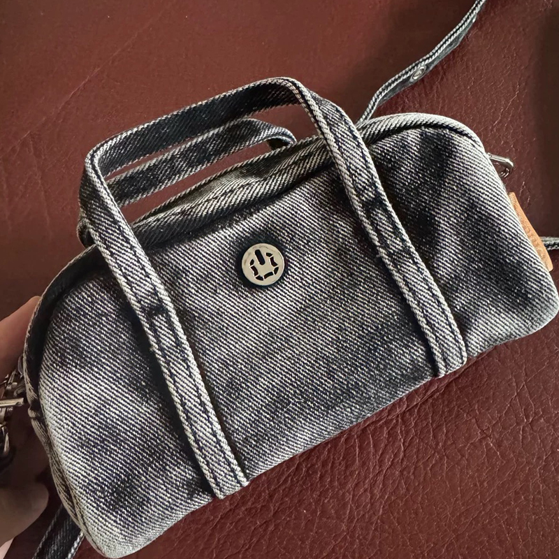 Korean Casual Mini Denim Box B - Luxury Bags Designer review and price