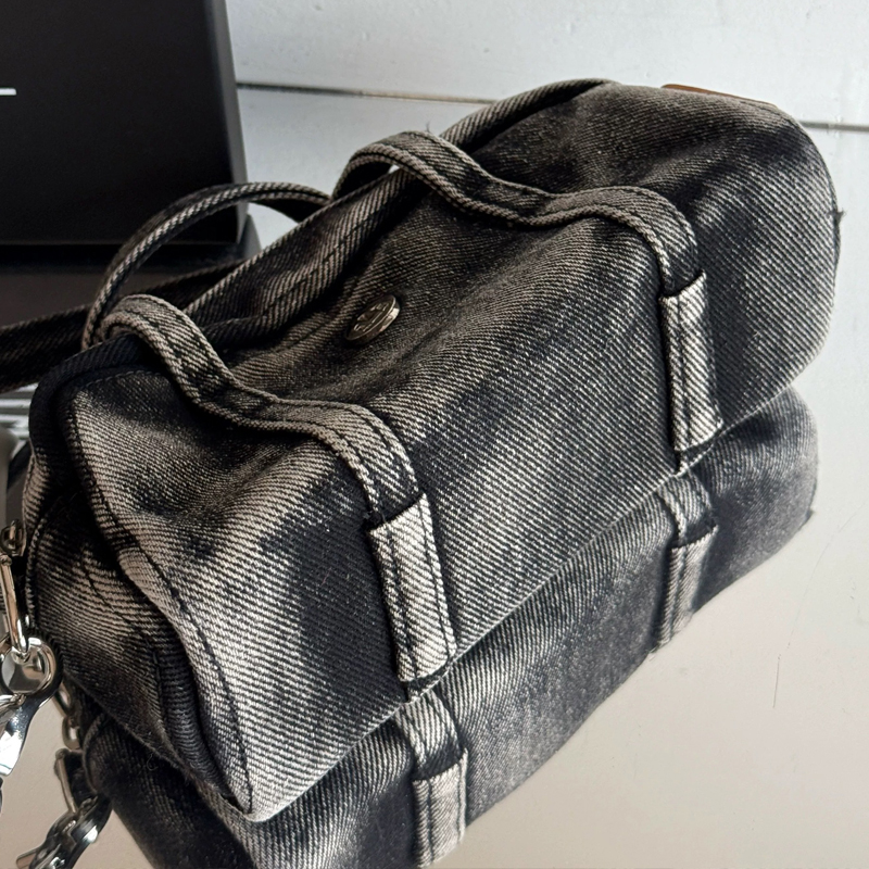 Korean Casual Mini Denim Box B - Luxury Bags Designer review and price