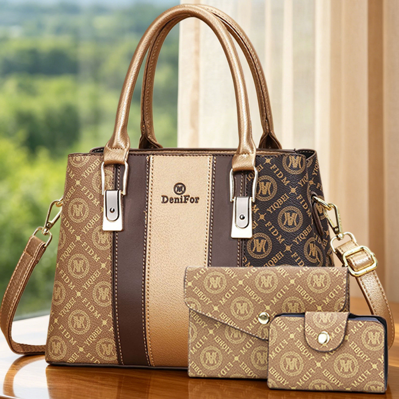 3-piece set of women's handbag - Luxury Bags Designer review and price