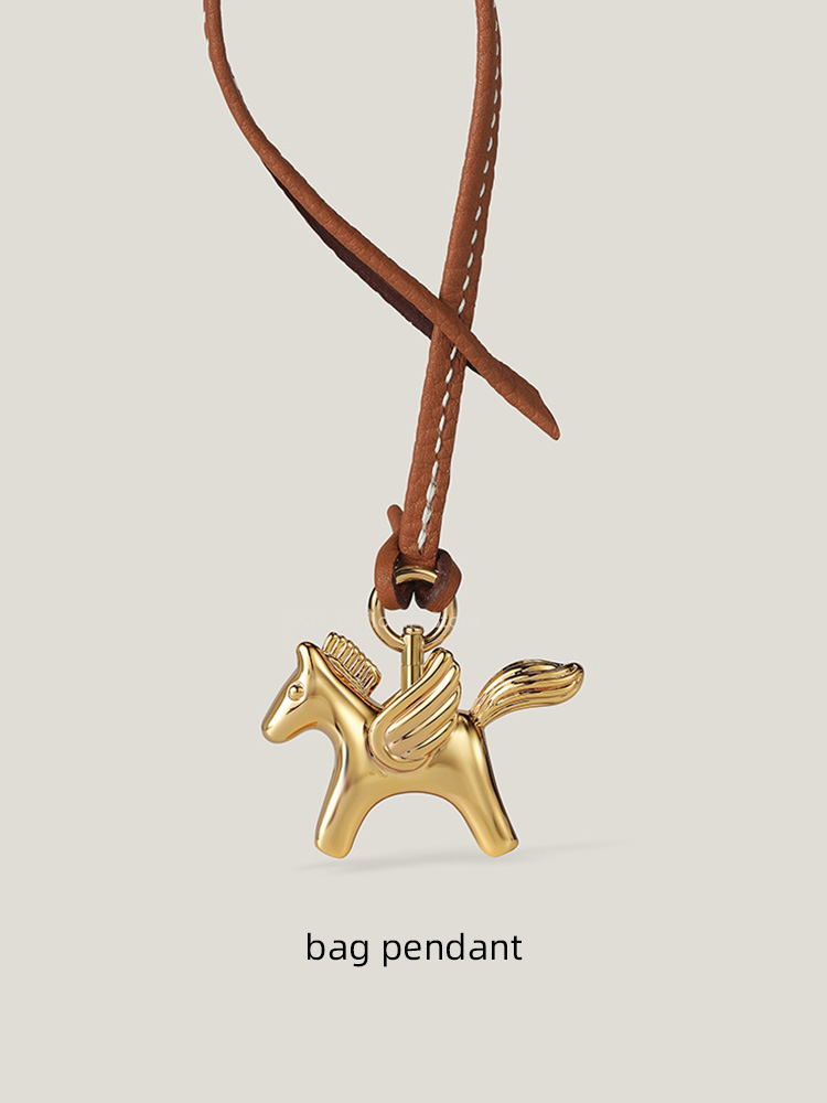 Luxury Brass Pegasus Bag Charm - Luxury Bags Hermes Birkin review and price