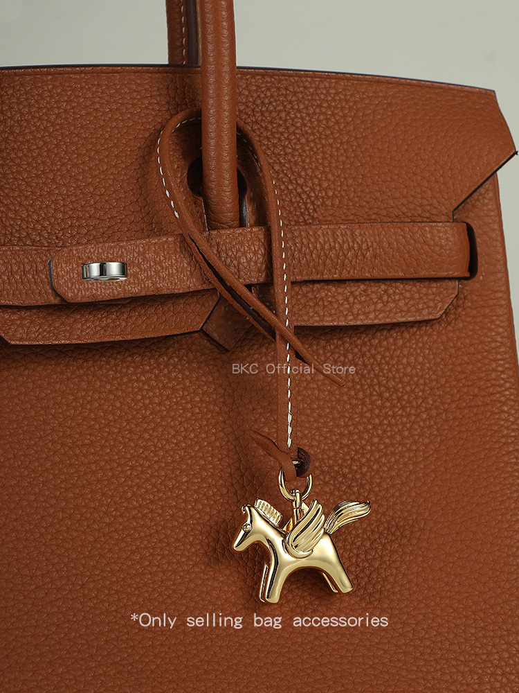 Luxury Brass Pegasus Bag Charm - Luxury Bags Hermes Birkin review and price