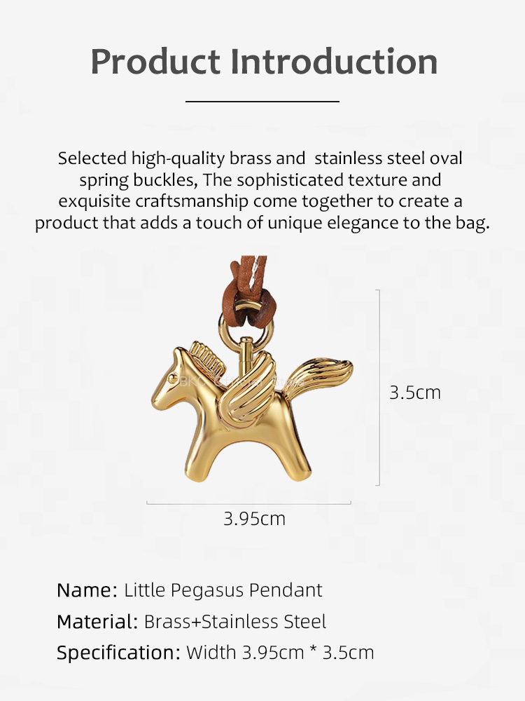 Luxury Brass Pegasus Bag Charm - Luxury Bags Hermes Birkin review and price