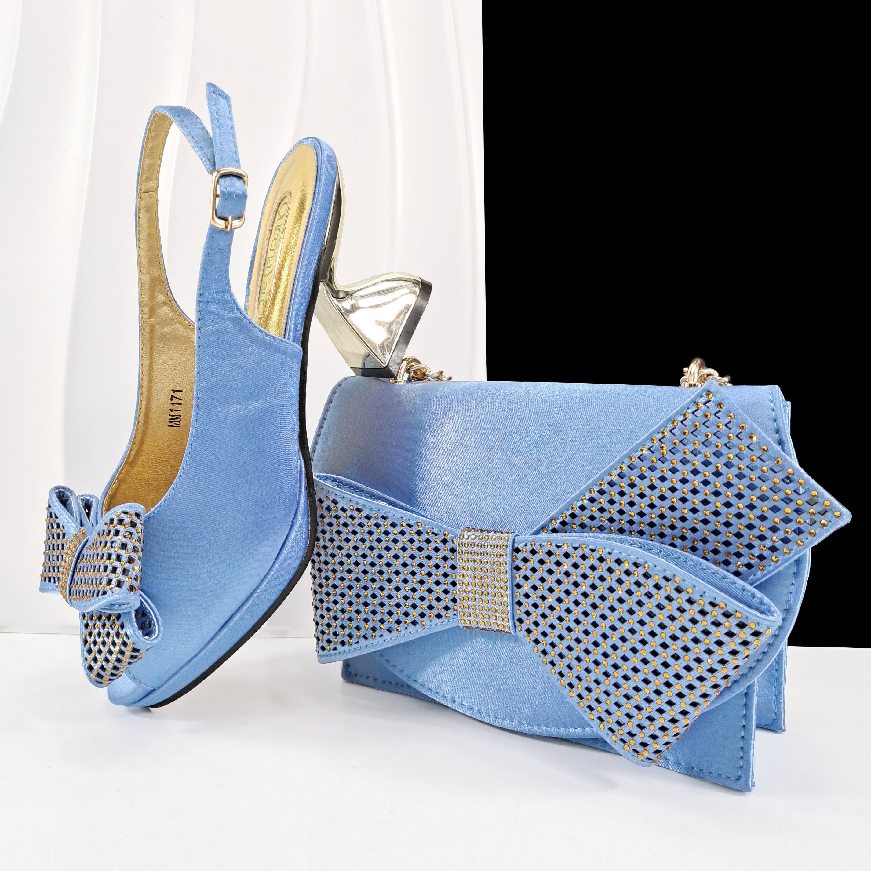 Queena Yan Sky Blue Color Peep - Luxury Bags For Women review and price