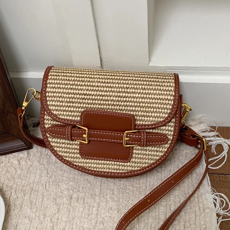 England Style Mini Straw Saddl - Luxury Bags Designer review and price