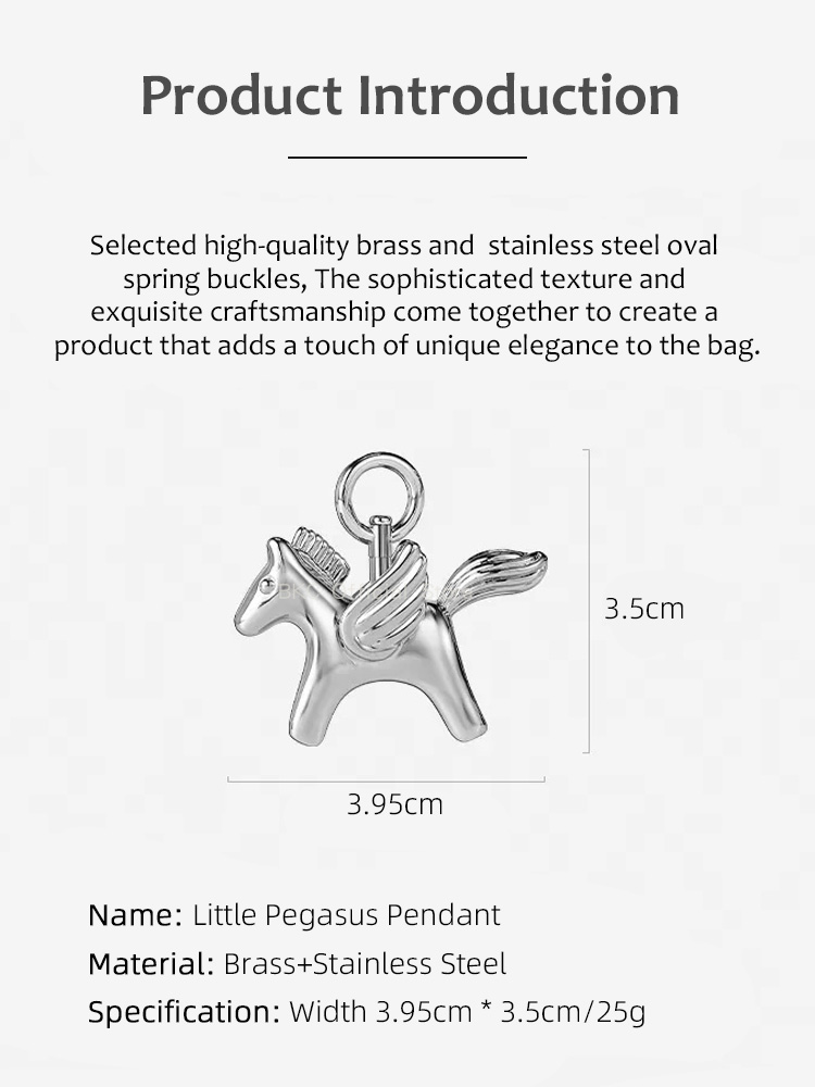 Luxury Brass Pegasus Bag Charm - Luxury Bags Hermes Birkin review and price